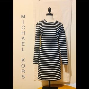 Michael Kors Bodycon Gold Zipper Dress Size S